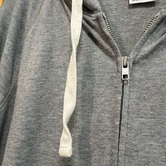 Victoria’s Secret PINK size M gray and seafoam zip up jacket - Picture 4 of 6